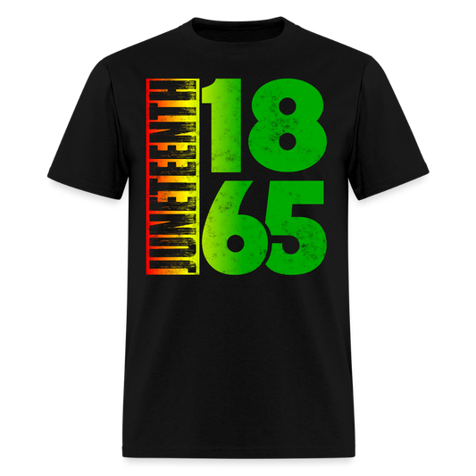 Juneteenth 1865 African Heritage Freedom T-Shirt - black