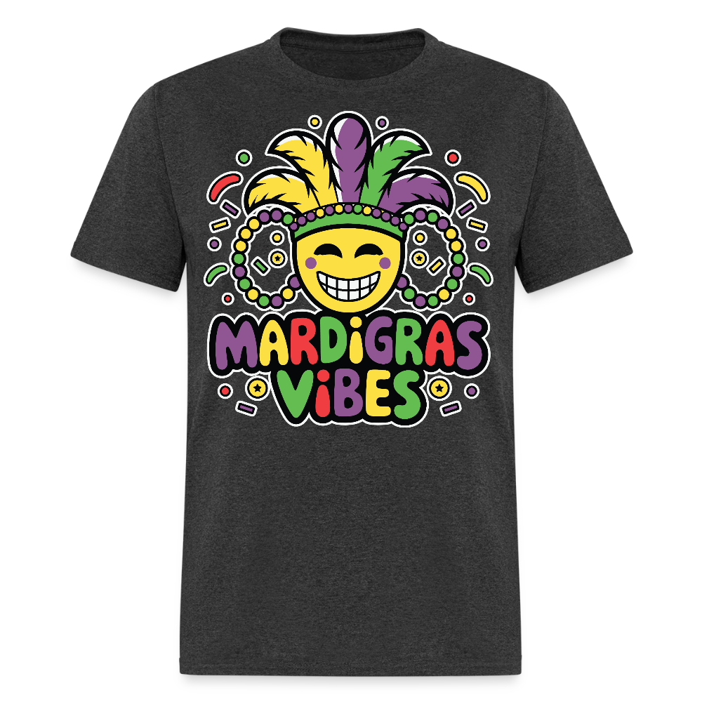 Mardi Gras Tee For Parade Carnival Festival T-shirt - heather black