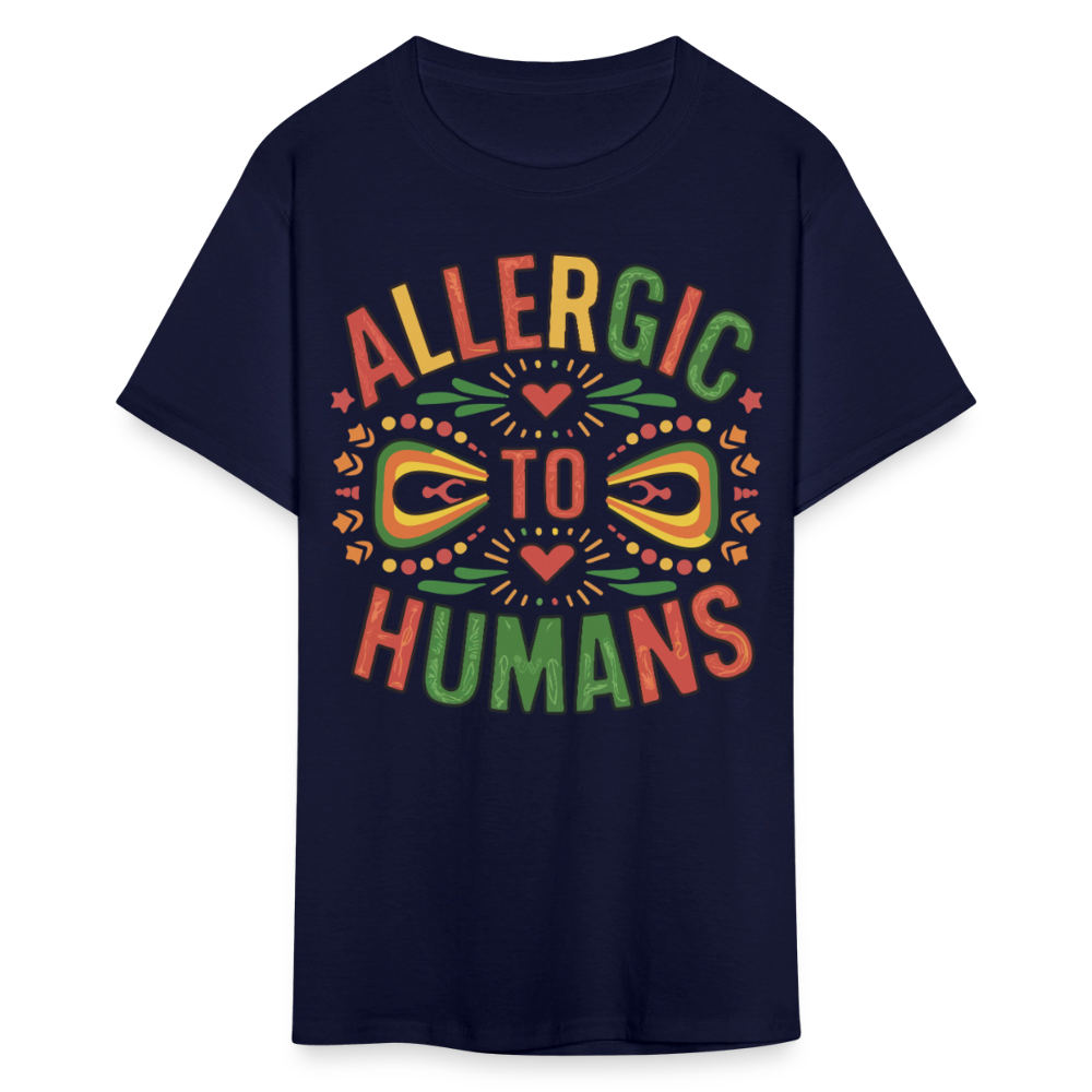 Best Cinco De Mayo Gifts For Fiesta Lovers Allergic To Humans T-shirt - navy