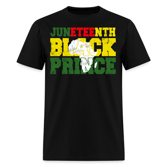Black Prince Juneteenth Tee Freedom Day Black Pride T-Shirt - black