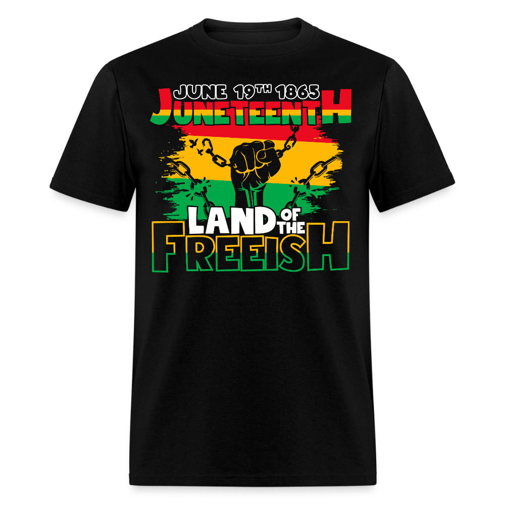 Juneteenth Freedom Celebration Black Pride Liberation T-shirt - black