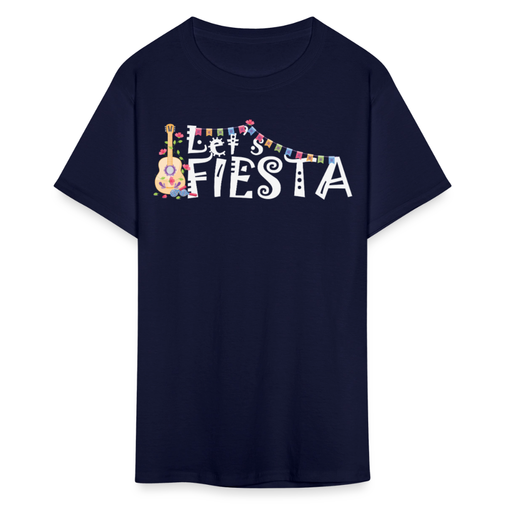 Let’s Fiesta Graphic Tee for Cinco de Mayo T-shirt - navy