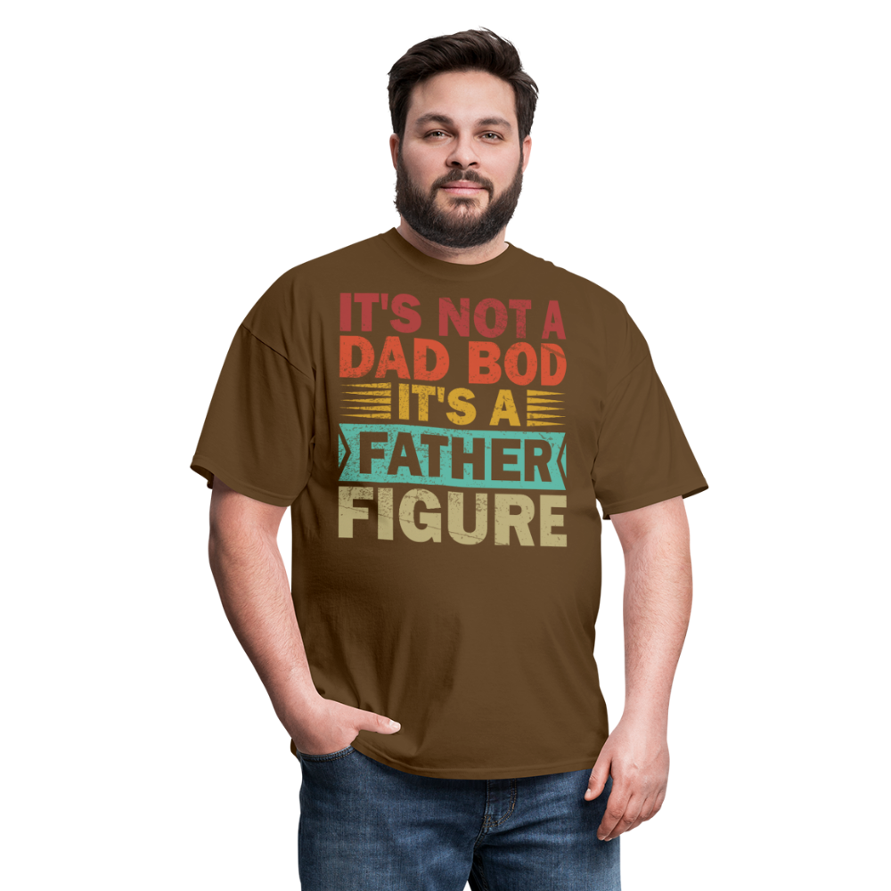 Funny Dad Bod Shirt for Father's Day Clasic T-shirt - brown