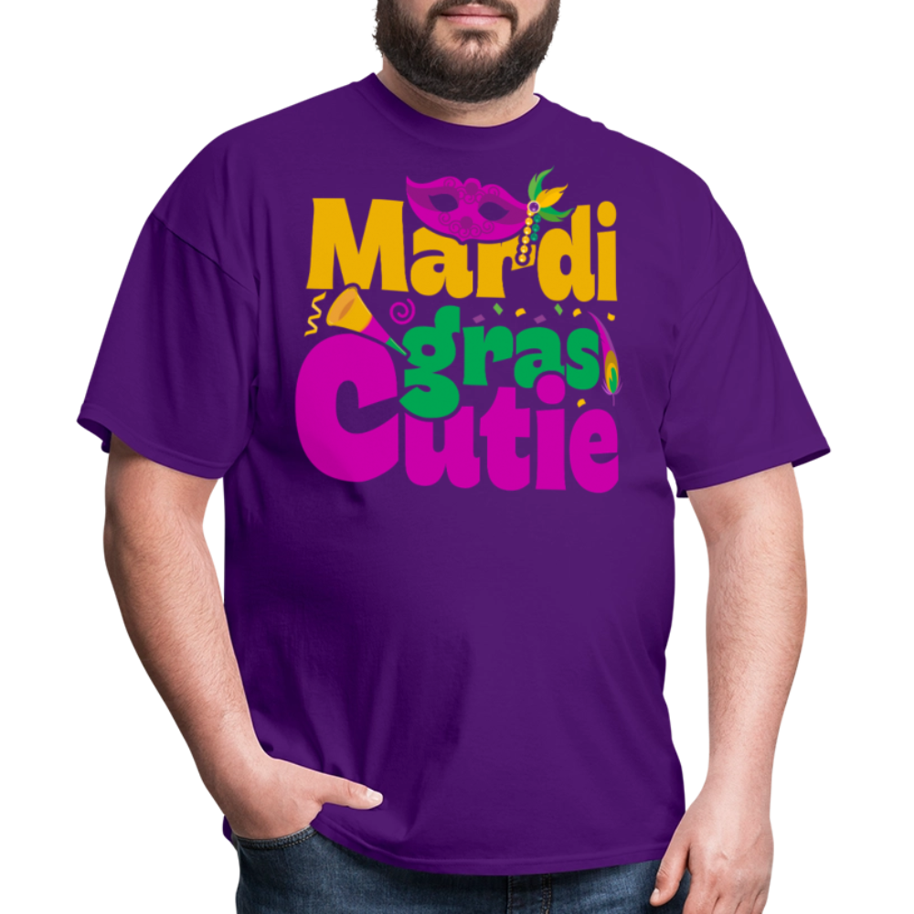 New Orleans Shirt Cute Mardi Gras Party T-shirt - purple