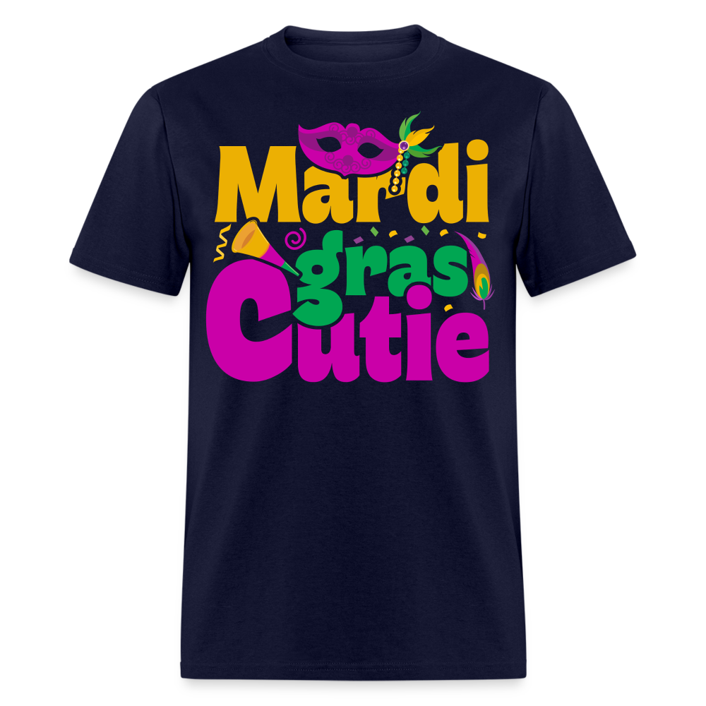 New Orleans Shirt Cute Mardi Gras Party T-shirt - navy