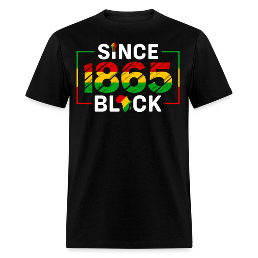 Juneteenth 1865 Black History T-shirt - black
