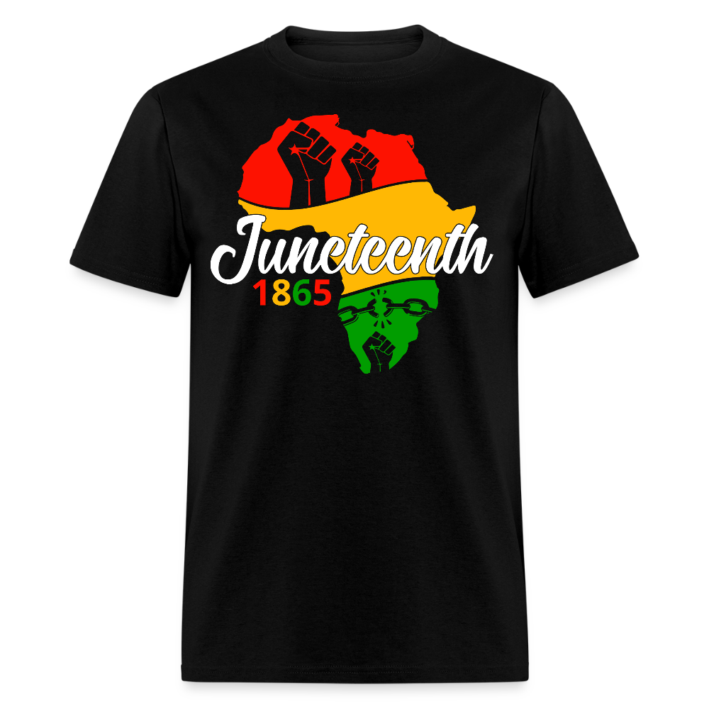 Juneteenth 1865 African Heritage T-shirt - black
