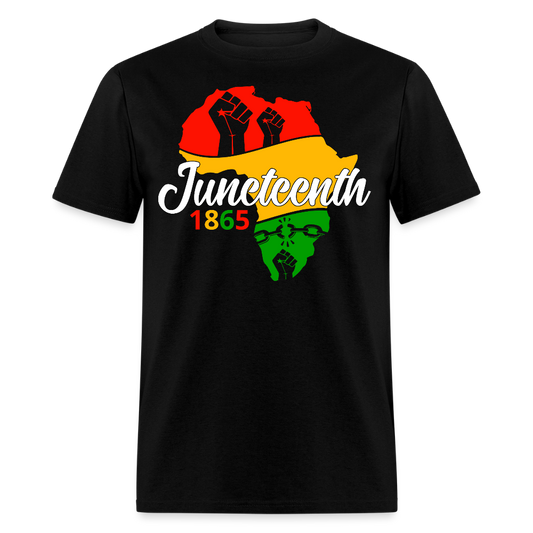 Juneteenth 1865 African Heritage T-shirt - black