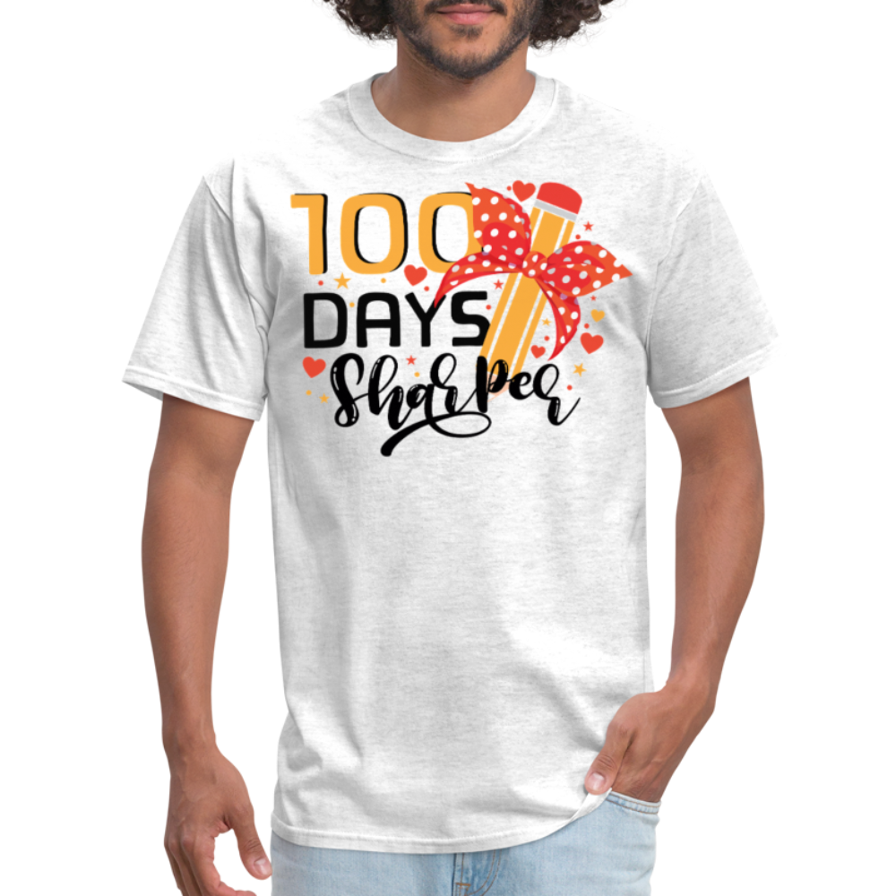 100 Days Of School Shirt For Teachers Unisex T-shirt - light heather gray