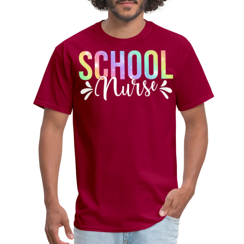 School Nurse Appreciation Gifts Back to School T-shirt - dark red