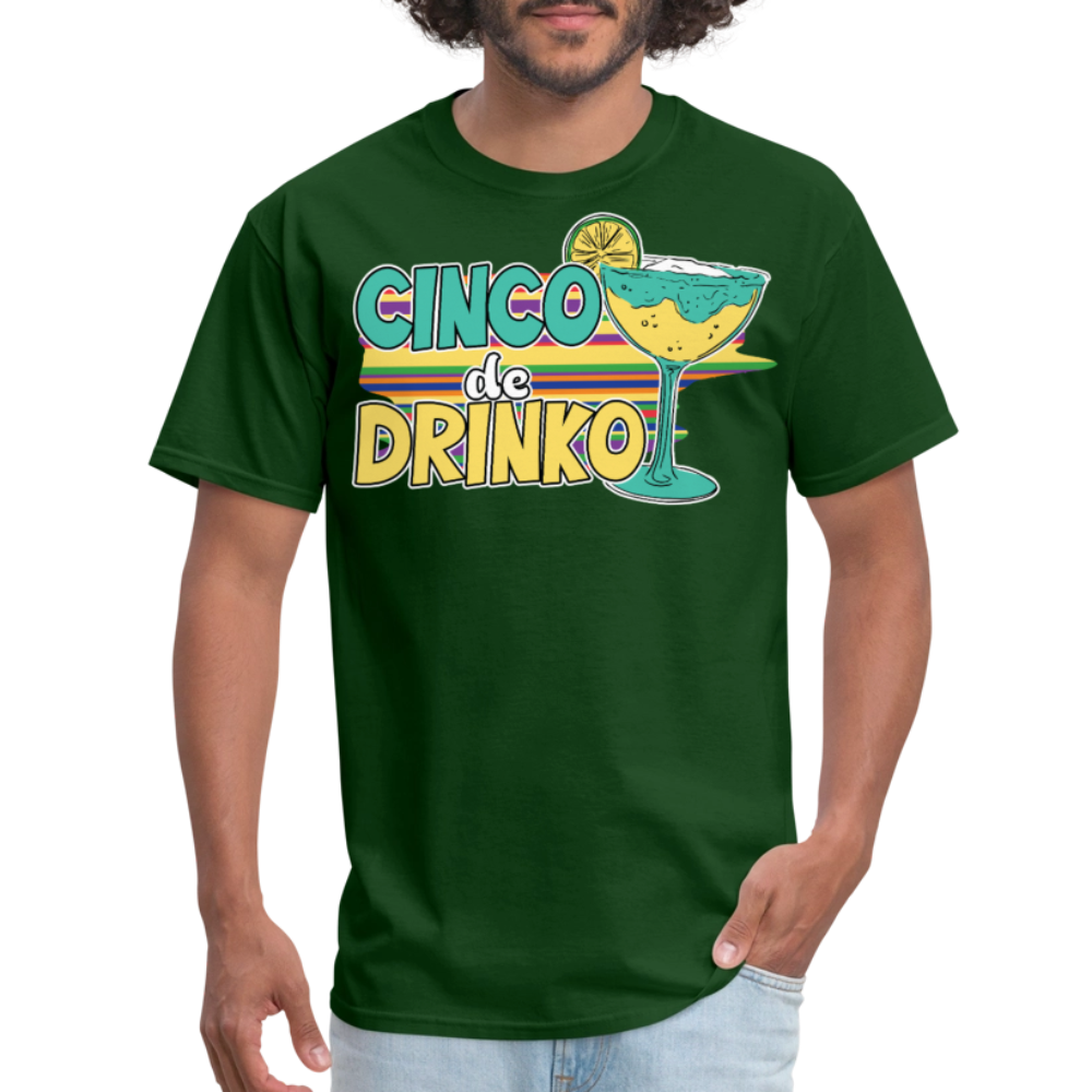 Margarita Party Funny Cinco De Mayo Drinking T-shirt - forest green