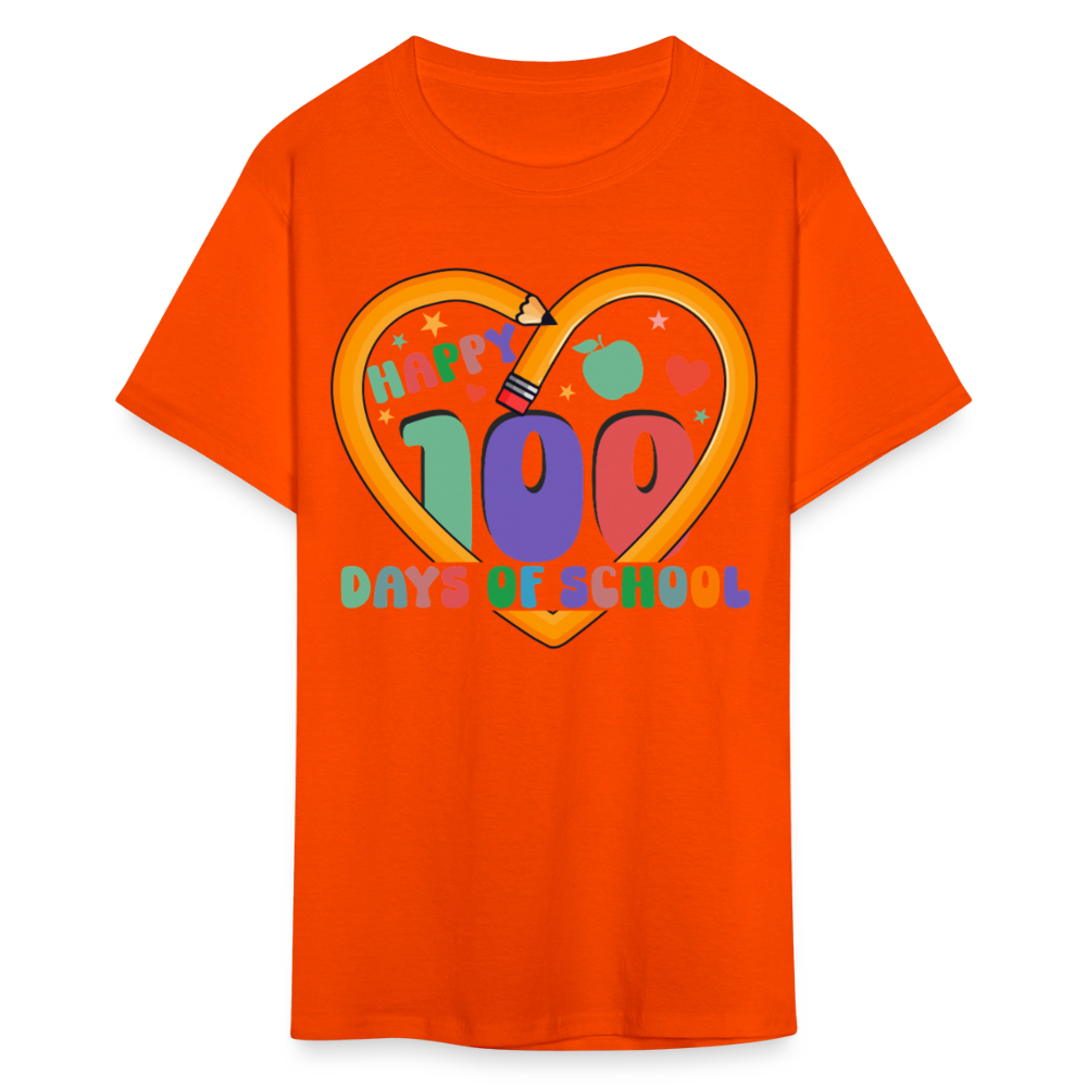 Best 100 Days Of School Gifts For Teachers Unisex T-Shirt - orange