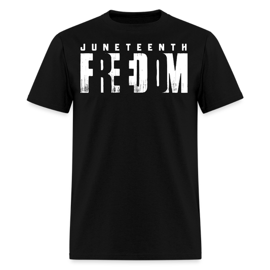 Juneteenth Freedom Black History Pride T-Shirt - black