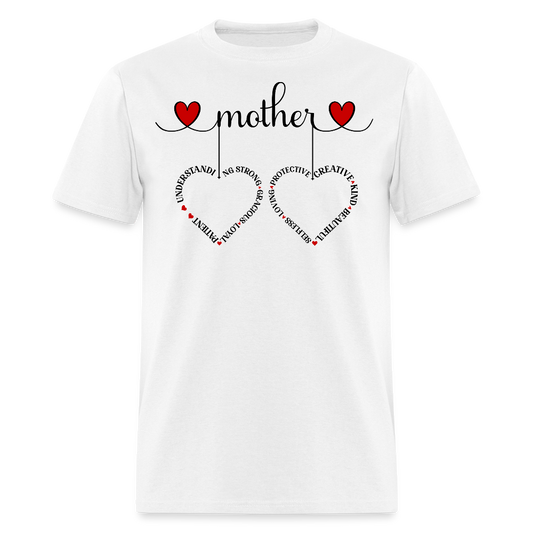 Mother's Love Graphic Tee Meaningful Mother’s Day Gift T-shirt - white