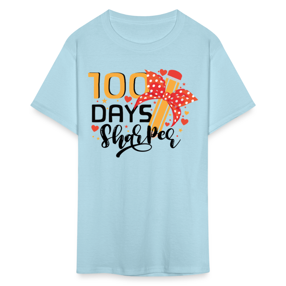 100 Days Of School Shirt For Teachers Unisex T-shirt - powder blue