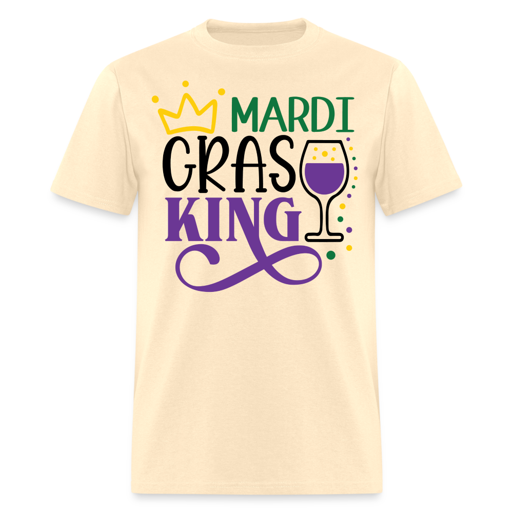 Funny Mardi Gras Party Outfit for Guys Mardi Gras Drinking T-shirt - natural