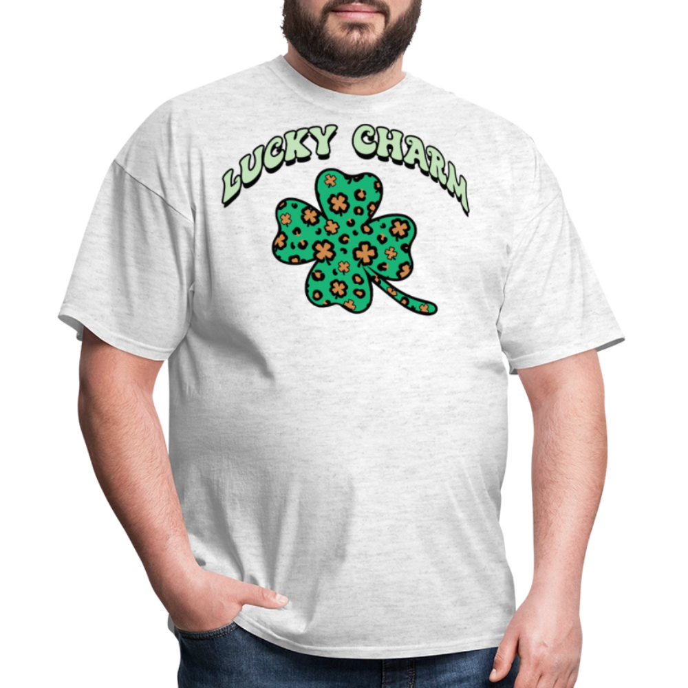 St Patrick's Day Lucky Charm Women T-shirt - light heather gray