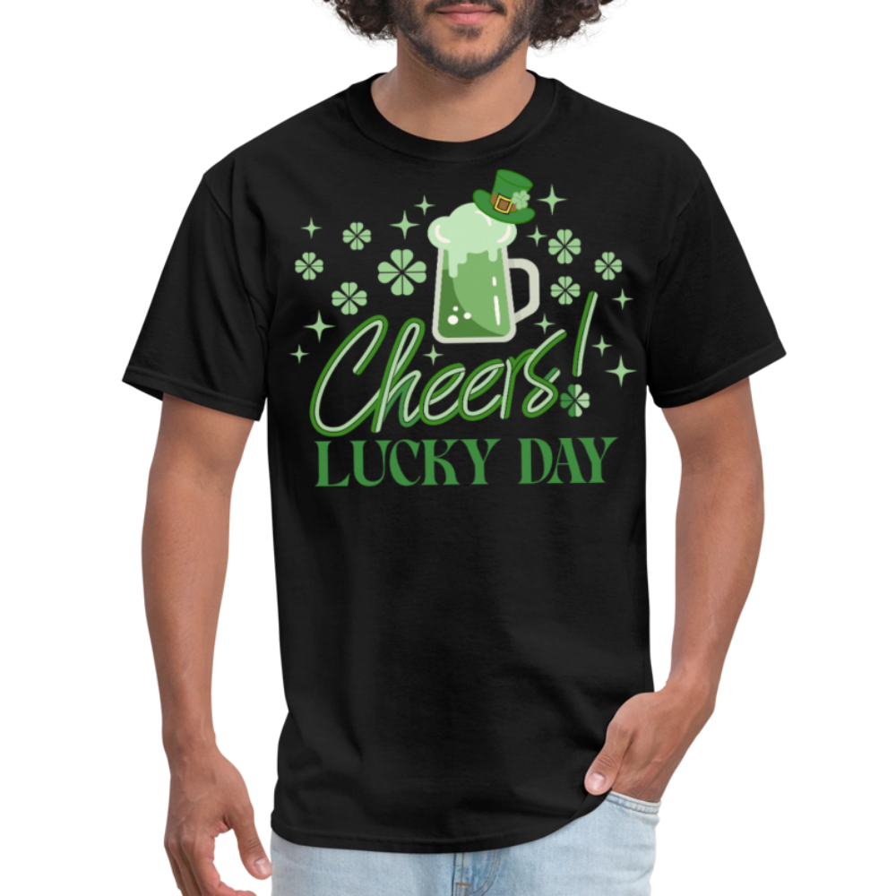 Lucky Day St Patrick’s Drinking Team T-shirt - black