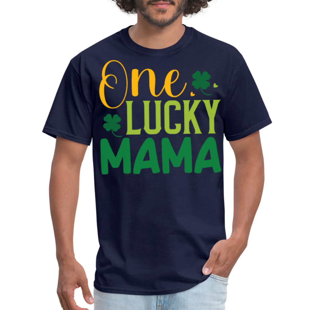 One Lucky Mama St Patrick’s Day T-shirt - navy