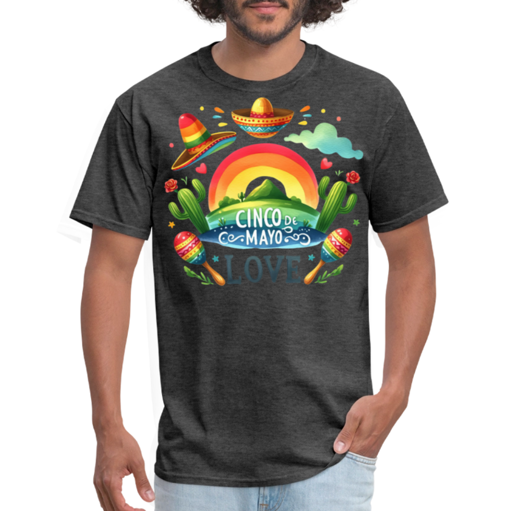 Mexican Holiday Outfit Ideas For Cinco De Mayo T-shirt - heather black