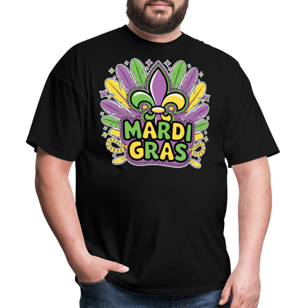 Festive Mardi Gras Clothing For Parties Best Mardi Gras T-shirt - black