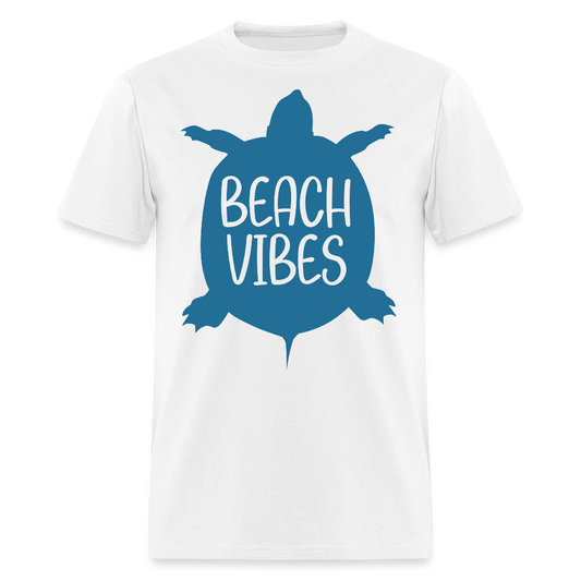 Beach Vibes Turtle Tee For Summer T-shirt - white