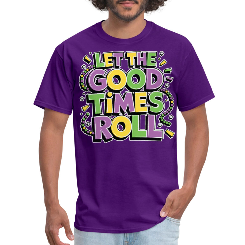 Funny Let the Good Times Roll Festival Unisex T-shirt - purple