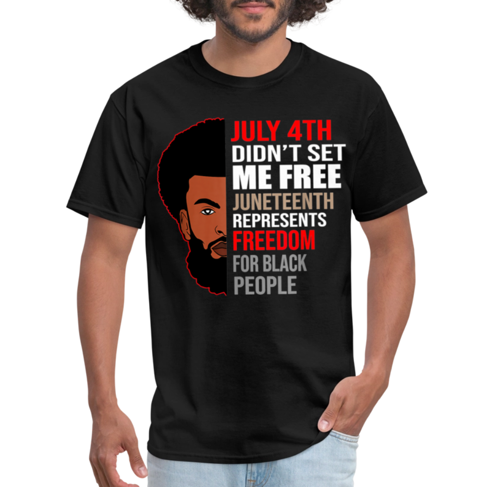 Juneteenth Freedom Shirt for Black history Awareness Pro-Black Activist T-shirt - black