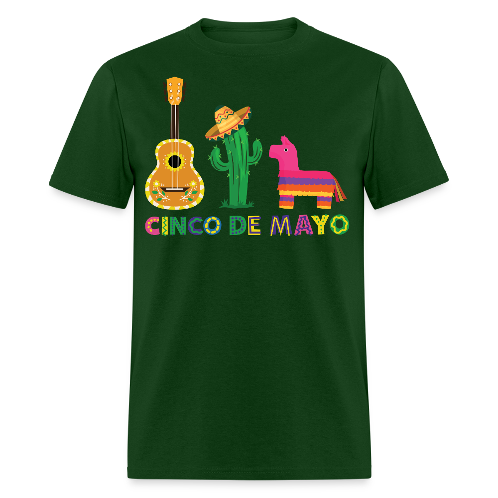 Cinco De Mayo Party Outfit Funny Mexican Fiesta T-shirt - forest green