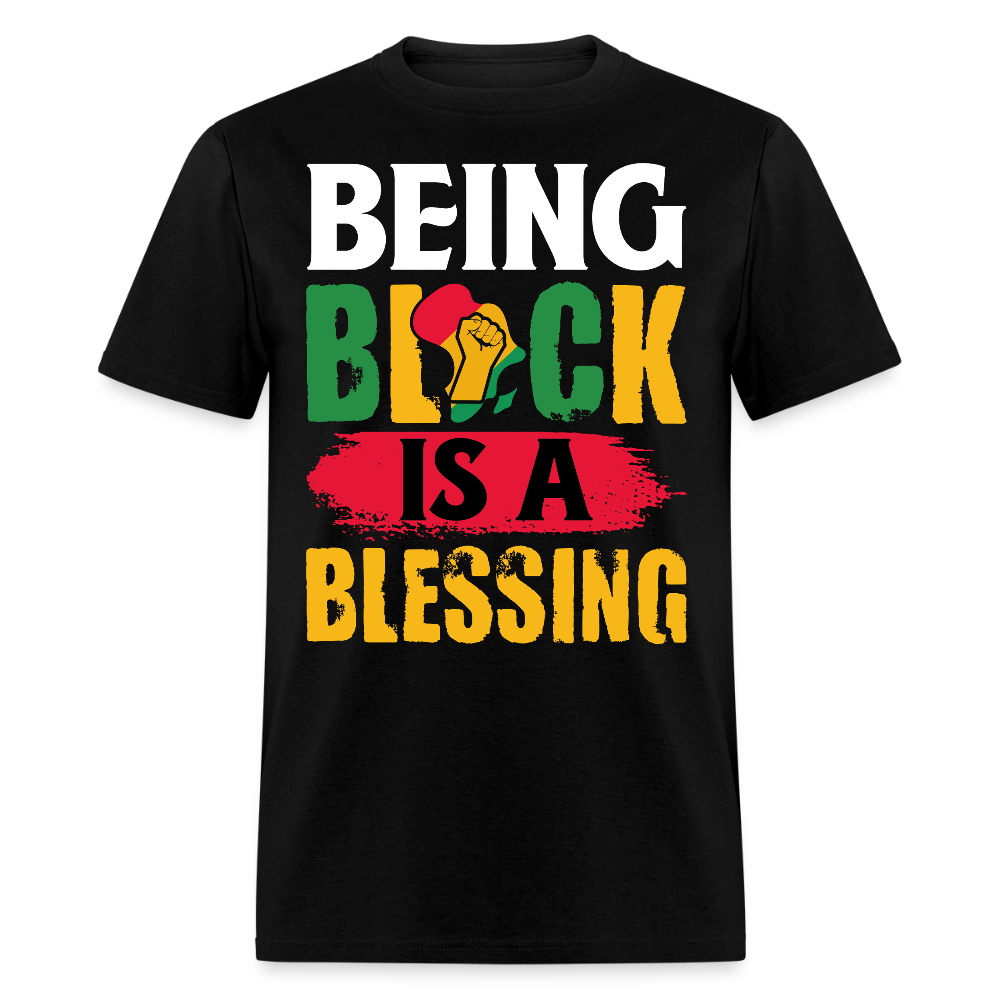 Being Black Is A Blessing Juneteenth T-shirt - black