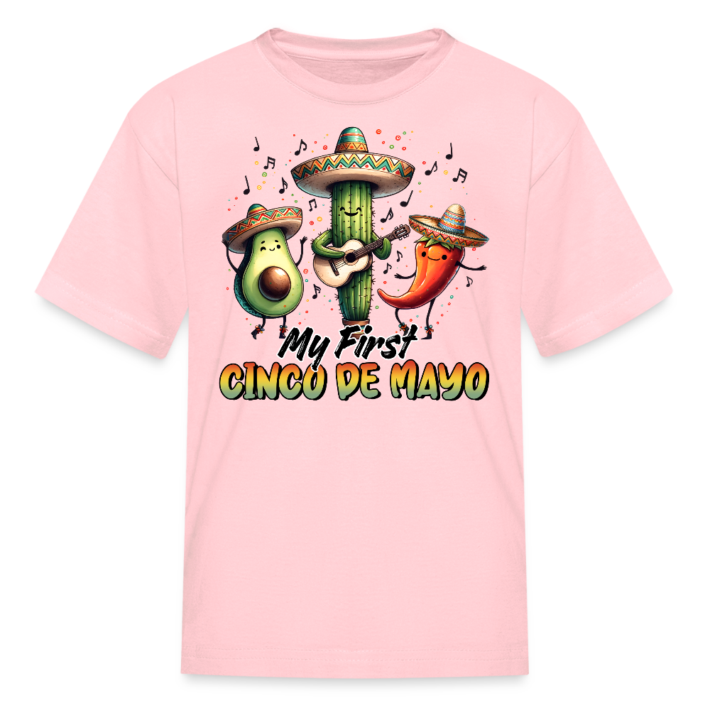 My First Cinco De Mayo Baby Cute Mexican Fiesta T-shirt - pink