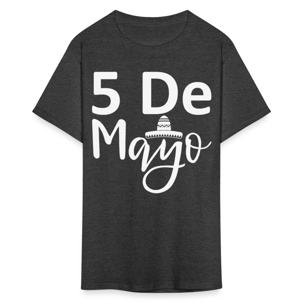 5 De Mayo Celebration Outfit Cinco de Mayo Party T-shirt - heather black