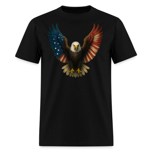 Patriotic Bald Eagle American Pride Patriotic T-Shirt - black