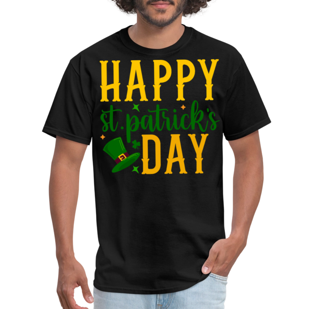 Lucky Shamrock St Patrick’s Day T-shirt - black