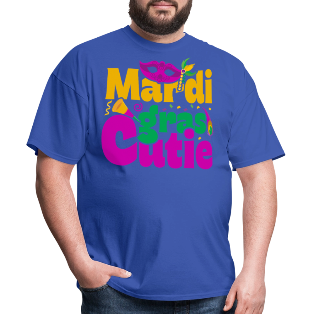 New Orleans Shirt Cute Mardi Gras Party T-shirt - royal blue