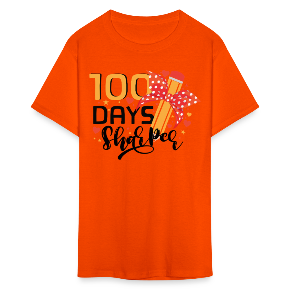 100 Days Of School Shirt For Teachers Unisex T-shirt - orange