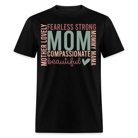 Mom Appreciation Tee Thoughtful Gifts For Mother T-shirt - black