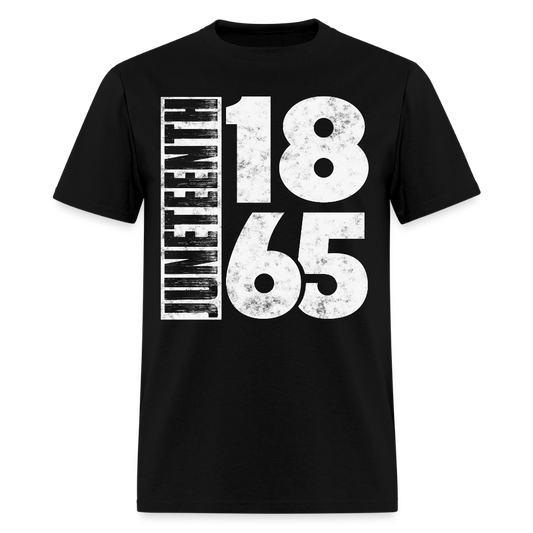 Juneteenth 1865 Black Pride T-Shirt - black