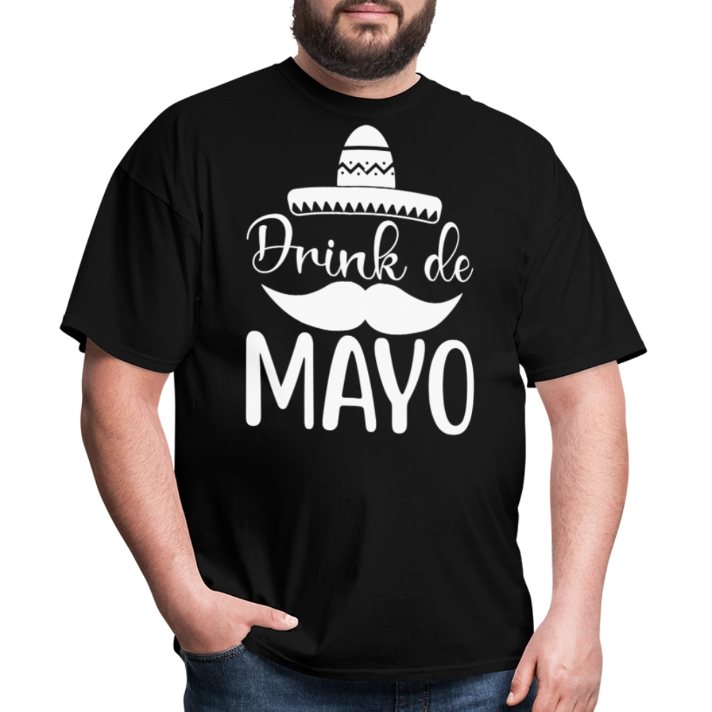 Drink De Mayo Party Shirt Cinco de Mayo Drinking T-shirt - black