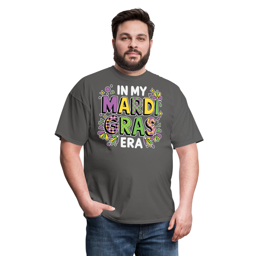 Mardi Gras Party Outfit For Women And Men Funny Mardi Gras T-shirt - charcoal