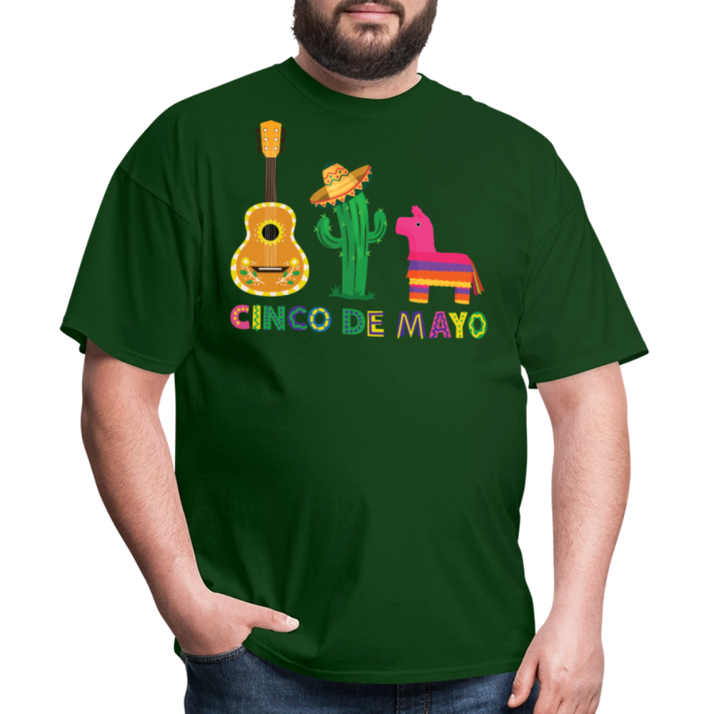 Cinco De Mayo Party Outfit Funny Mexican Fiesta T-shirt - forest green