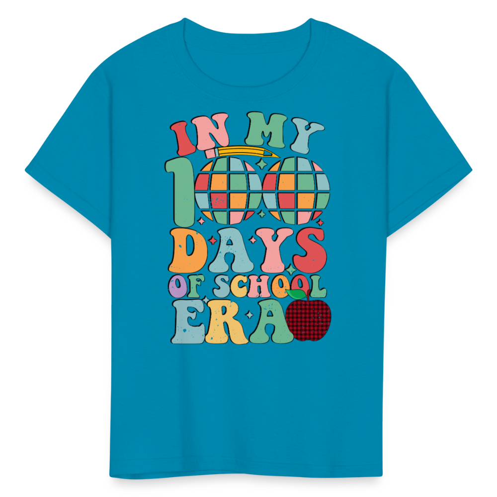 Cute Teacher Shirts For 100th Day Of School Kids T-shirt - turquoise