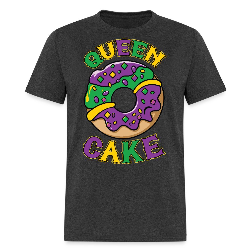 Mardi Gras King Cake Tee For Women New Orleans Party T-shirt - heather black