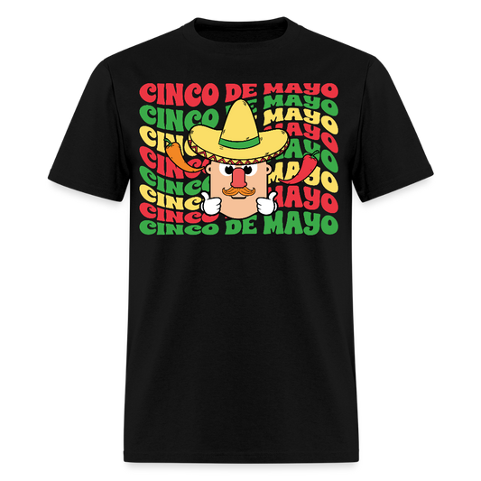 Cinco De Mayo Fiesta Tee Funny Mexican Party T-shirt - black