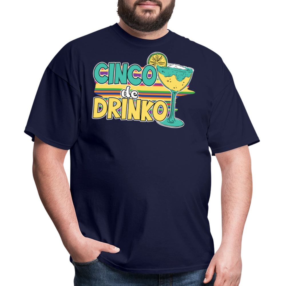 Margarita Party Funny Cinco De Mayo Drinking T-shirt - navy