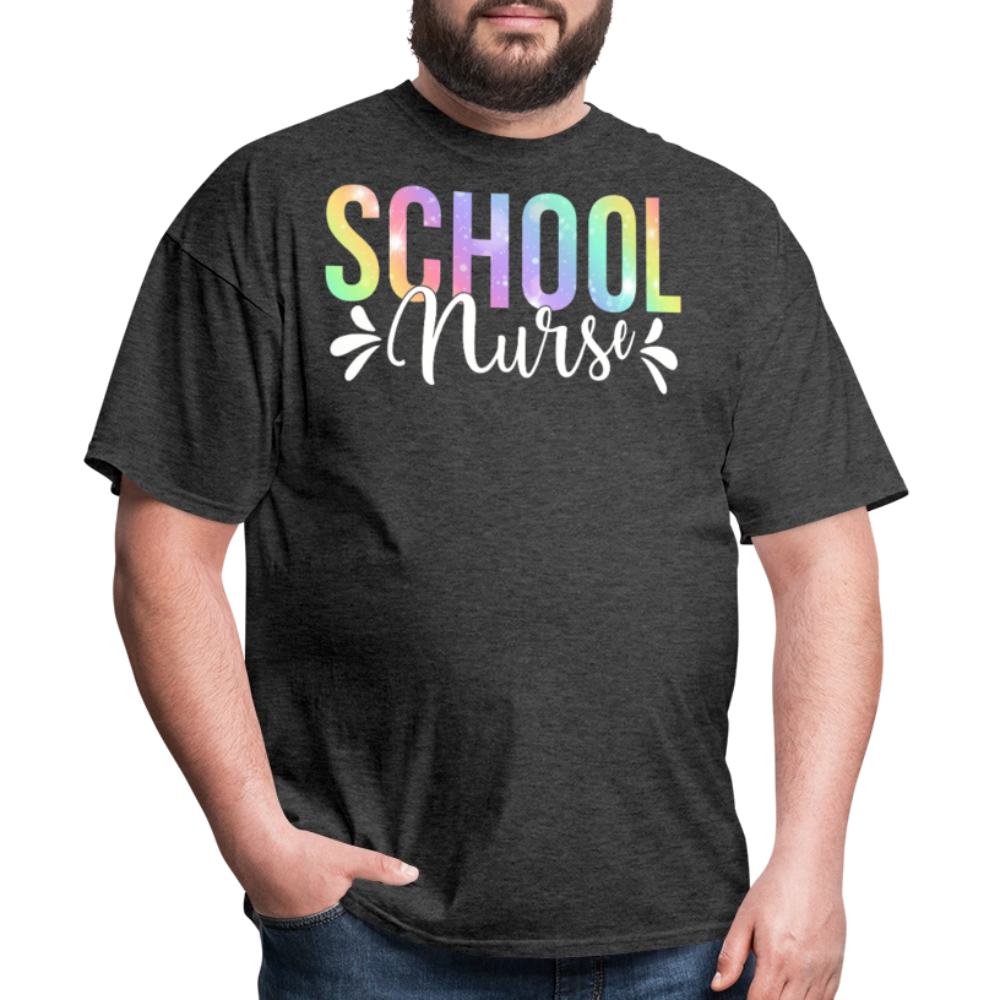 School Nurse Appreciation Gifts Back to School T-shirt - heather black