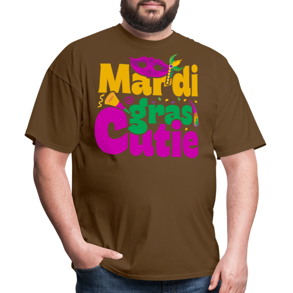 New Orleans Shirt Cute Mardi Gras Party T-shirt - brown