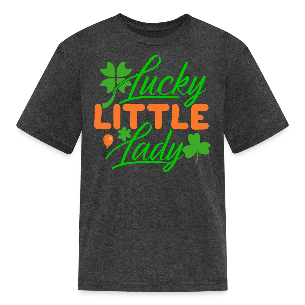 Lucky Charm Toddler Outfit For St Patrick’s Day T-shirt - heather black