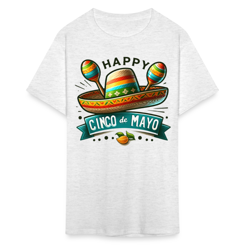 Cinco de Mayo Party Outfit Ideas Mexican Fiesta T-shirt - light heather gray