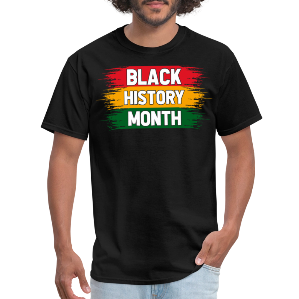 Celebrate Black culture Tee Black History Month Unisex T-shirt - black